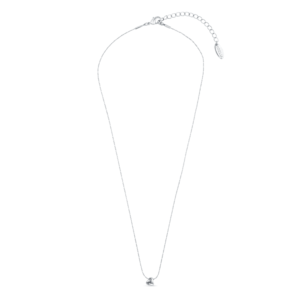 29466 Mini Knot Fine Collar Necklace - Silver