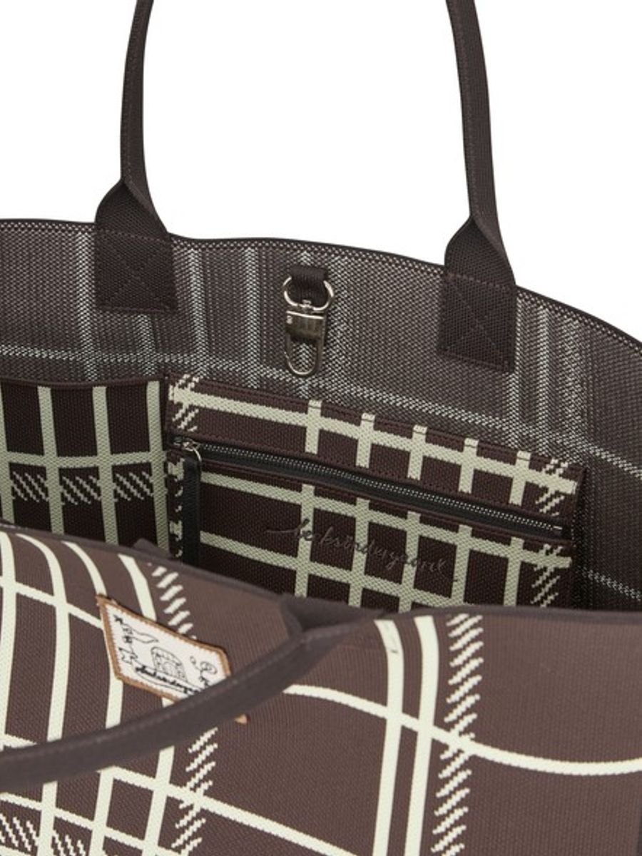 Grid Josie Bag - Hot Fudge Brown